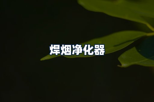 焊烟净化器